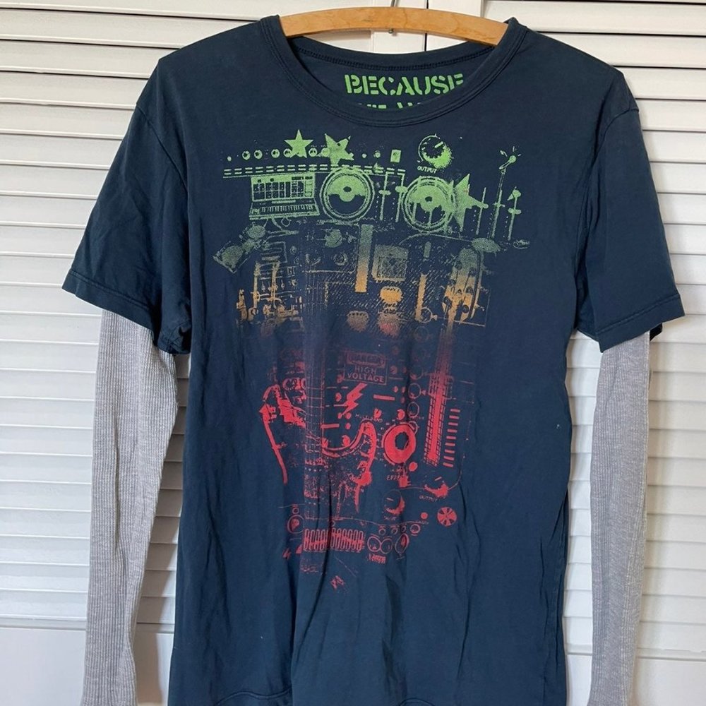 Boys Graphic Long Sleeve Top XL